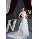 A-Line Sleeveless One-Shoulder Satin Satin Organza Sweet Wedding Dresses 2030541 A-Line Sleeveless One-Shoulder Satin Satin Organza Sweet Wedding Dresses 2030541