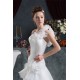 A-Line Sleeveless One-Shoulder Satin Satin Organza Sweet Wedding Dresses 2030541 A-Line Sleeveless One-Shoulder Satin Satin Organza Sweet Wedding Dresses 2030541