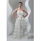 A-Line Sleeveless Satin Lace Organza Strapless Embellished Wedding Dresses 2030543 A-Line Sleeveless Satin Lace Organza Strapless Embellished Wedding Dresses 2030543