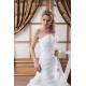 A-Line Sleeveless Satin Taffeta Sweetheart Sweet Wedding Dresses 2030546