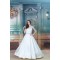 A-Line Sleeveless Soft Sweetheart Satin Beaded Lace Wedding Dresses 2030548
