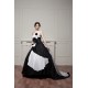 A-Line Strapless Brush Sweep Train Handmade Flowers Wedding Dresses 2030558 A-Line Strapless Brush Sweep Train Handmade Flowers Wedding Dresses 2030558