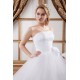 A-Line Strapless Satin Fine Netting Sleeveless Most Beautiful Wedding Dresses 2030559 A-Line Strapless Satin Fine Netting Sleeveless Most Beautiful Wedding Dresses 2030559