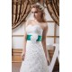 A-Line Strapless Satin Sleeveless Beaded Wedding Dresses 2030562 A-Line Strapless Satin Sleeveless Beaded Wedding Dresses 2030562