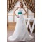 A-Line Strapless Satin Sleeveless Beaded Wedding Dresses 2030562