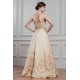 A-Line Sweetheart Sleeveless Satin Beaded Wedding Dresses 2030564
