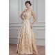 A-Line Sweetheart Sleeveless Satin Beaded Wedding Dresses 2030564