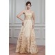 A-Line Sweetheart Sleeveless Satin Beaded Wedding Dresses 2030564