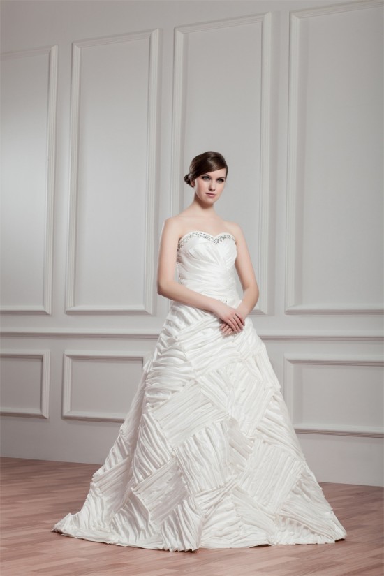 A-Line Sweetheart Sleeveless Taffeta New Arrival Wedding Dresses 2030565 A-Line Sweetheart Sleeveless Taffeta New Arrival Wedding Dresses 2030565
