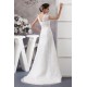 A-Line V-Neck Chiffon Silk like Satin Sleeveless New Arrival Wedding Dresses 2030567 A-Line V-Neck Chiffon Silk like Satin Sleeveless New Arrival Wedding Dresses 2030567
