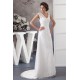 A-Line V-Neck Chiffon Silk like Satin Sleeveless New Arrival Wedding Dresses 2030567 A-Line V-Neck Chiffon Silk like Satin Sleeveless New Arrival Wedding Dresses 2030567