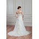 Amazing Satin Organza Sleeveless Strapless A-Line Wedding Dresses 2030575