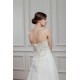 Amazing Satin Organza Sleeveless Strapless A-Line Wedding Dresses 2030575