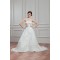 Amazing Satin Organza Sleeveless Strapless A-Line Wedding Dresses 2030575