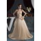 Amazing Satin Taffeta Sleeveless Spaghetti Straps Lace Wedding Dresses 2030578