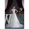 Amazing Scoop A-Line Sleeveless Satin Wedding Dresses 2030579