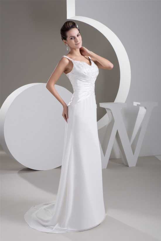 Amazing Sleeveless Chiffon A-Line V-Neck Wedding Dresses 2030582 Amazing Sleeveless Chiffon A-Line V-Neck Wedding Dresses 2030582