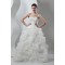 Amazing Soft Sweetheart Satin Organza Sleeveless Wedding Dresses 2030587