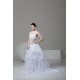 attractive Sleeveless A-Line Halter Satin Organza Wedding Dresses 2030598 attractive Sleeveless A-Line Halter Satin Organza Wedding Dresses 2030598