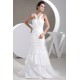 attractive V-Neck Mermaid/Trumpet Taffeta Wedding Dresses 2030600