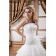 Ball Gown Sleeveless Satin Crunched Organza New Arrival Wedding Dresses 2030606 Ball Gown Sleeveless Satin Crunched Organza New Arrival Wedding Dresses 2030606