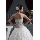 Ball Gown Sleeveless Satin Organza Fine Netting Lace Wedding Dresses 2030607 Ball Gown Sleeveless Satin Organza Fine Netting Lace Wedding Dresses 2030607