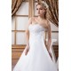 Ball Gown Sleeveless Sweetheart Satin Lace Wedding Dresses 2030609 Ball Gown Sleeveless Sweetheart Satin Lace Wedding Dresses 2030609