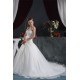 A-Line Sweetheart Sleeveless Satin Satin Organza Lace Wedding Dresses 2030612 A-Line Sweetheart Sleeveless Satin Satin Organza Lace Wedding Dresses 2030612