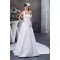 Beautiful A-Line Sleeveless Satin Taffeta Straps Wedding Dresses 2030616