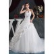 Beautiful A-Line V-Neck Satin Taffeta Short Sleeve Wedding Dresses 2030622 Beautiful A-Line V-Neck Satin Taffeta Short Sleeve Wedding Dresses 2030622