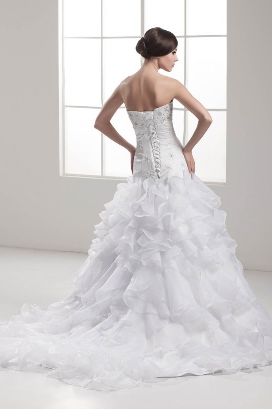 Beautiful Satin Taffeta A-Line Sleeveless Sweetheart Wedding Dresses 2030628 Beautiful Satin Taffeta A-Line Sleeveless Sweetheart Wedding Dresses 2030628