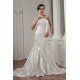 Beautiful Satin Taffeta Sleeveless Lace Halter Wedding Dresses 2030629 Beautiful Satin Taffeta Sleeveless Lace Halter Wedding Dresses 2030629