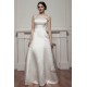 Beautiful Sleeveless Portrait Satin Fine Netting A-Line Wedding Dresses 2030630 Beautiful Sleeveless Portrait Satin Fine Netting A-Line Wedding Dresses 2030630