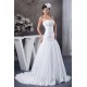 Beautiful Soft Sweetheart Chiffon Satin Sleeveless Wedding Dresses 2030634
