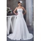 Beautiful Soft Sweetheart Chiffon Satin Sleeveless Wedding Dresses 2030634