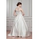Breathtaking Ball Gown Satin Fine Netting Sheer Sleeveless Wedding Dresses 2030642 Breathtaking Ball Gown Satin Fine Netting Sheer Sleeveless Wedding Dresses 2030642