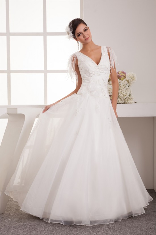 Breathtaking Ball Gown V-Neck Organza Taffeta New Arrival Wedding Dresses 2030643 Breathtaking Ball Gown V-Neck Organza Taffeta New Arrival Wedding Dresses 2030643