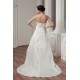 Breathtaking Satin Sleeveless Sweetheart A-Line Wedding Dresses 2030644