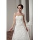 Breathtaking Satin Sleeveless Sweetheart A-Line Wedding Dresses 2030644