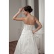 Breathtaking Satin Sleeveless Sweetheart A-Line Wedding Dresses 2030644