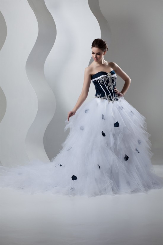 Charming Satin Organza Princess Sweetheart Sleeveless Wedding Dresses 2030651 Charming Satin Organza Princess Sweetheart Sleeveless Wedding Dresses 2030651