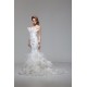 Charming Strapless Satin Organza Mermaid/Trumpet Beaded Wedding Dresses 2030652 Charming Strapless Satin Organza Mermaid/Trumpet Beaded Wedding Dresses 2030652