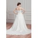 Charming V-Neck Sleeveless Satin Organza A-Line Wedding Dresses 2030653 Charming V-Neck Sleeveless Satin Organza A-Line Wedding Dresses 2030653