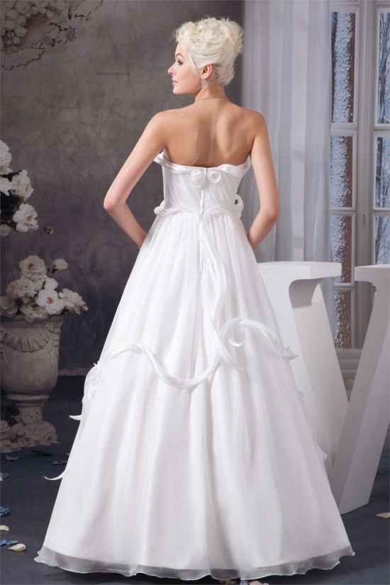 Chiffon Satin Silk like Satin A-Line Sleeveless Most Beautiful Wedding Dresses 2030655 Chiffon Satin Silk like Satin A-Line Sleeveless Most Beautiful Wedding Dresses 2030655
