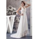 Chiffon Silk like Satin Sleeveless V-Neck Reception Wedding Dresses 2030657 Chiffon Silk like Satin Sleeveless V-Neck Reception Wedding Dresses 2030657