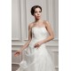 Elegant A-Line Strapless Satin Sleeveless Best Wedding Dresses 2030664