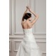 Elegant A-Line Strapless Satin Sleeveless Best Wedding Dresses 2030664