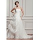 Elegant A-Line Strapless Satin Sleeveless Best Wedding Dresses 2030664