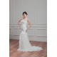Elegant Sleeveless Mermaid/Trumpet Satin Organza Beaded Wedding Dresses 2030672 Elegant Sleeveless Mermaid/Trumpet Satin Organza Beaded Wedding Dresses 2030672