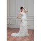 Elegant Sleeveless Mermaid/Trumpet Satin Organza Beaded Wedding Dresses 2030672 Elegant Sleeveless Mermaid/Trumpet Satin Organza Beaded Wedding Dresses 2030672